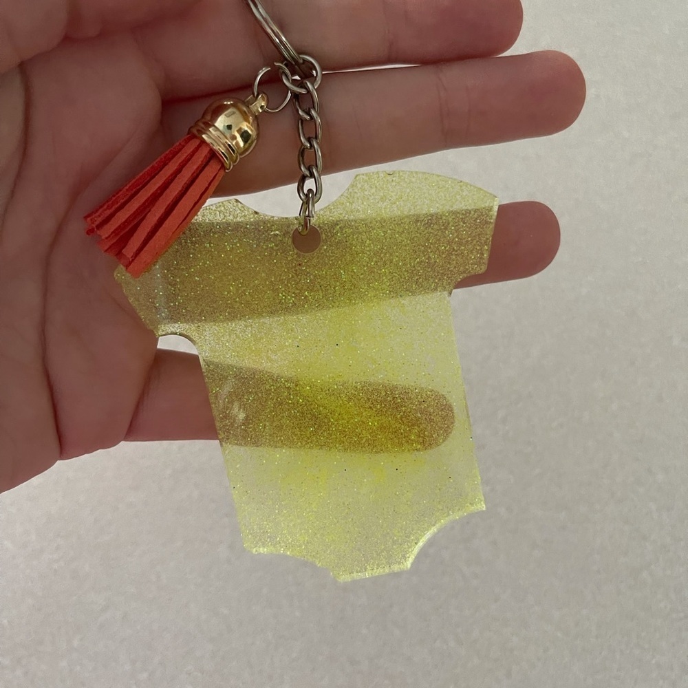 Handmade Baby Onesie Keychain - Picture 2 of 6